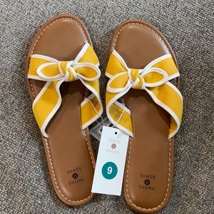 Target Shade & Shore yellow sandal